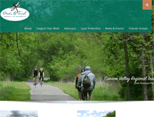 Tablet Screenshot of parksandtrails.org